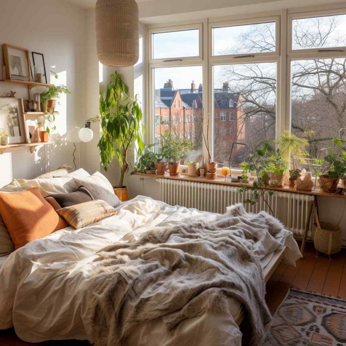 bedrooms scandi boho