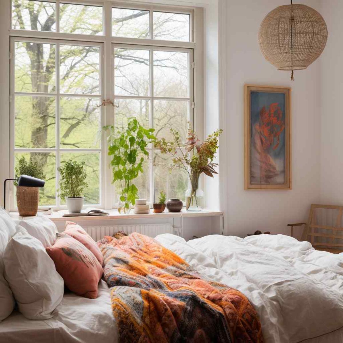 bedrooms scandi boho