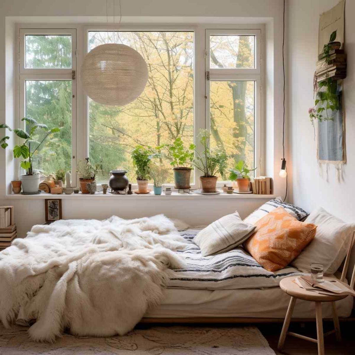 bedrooms scandi boho