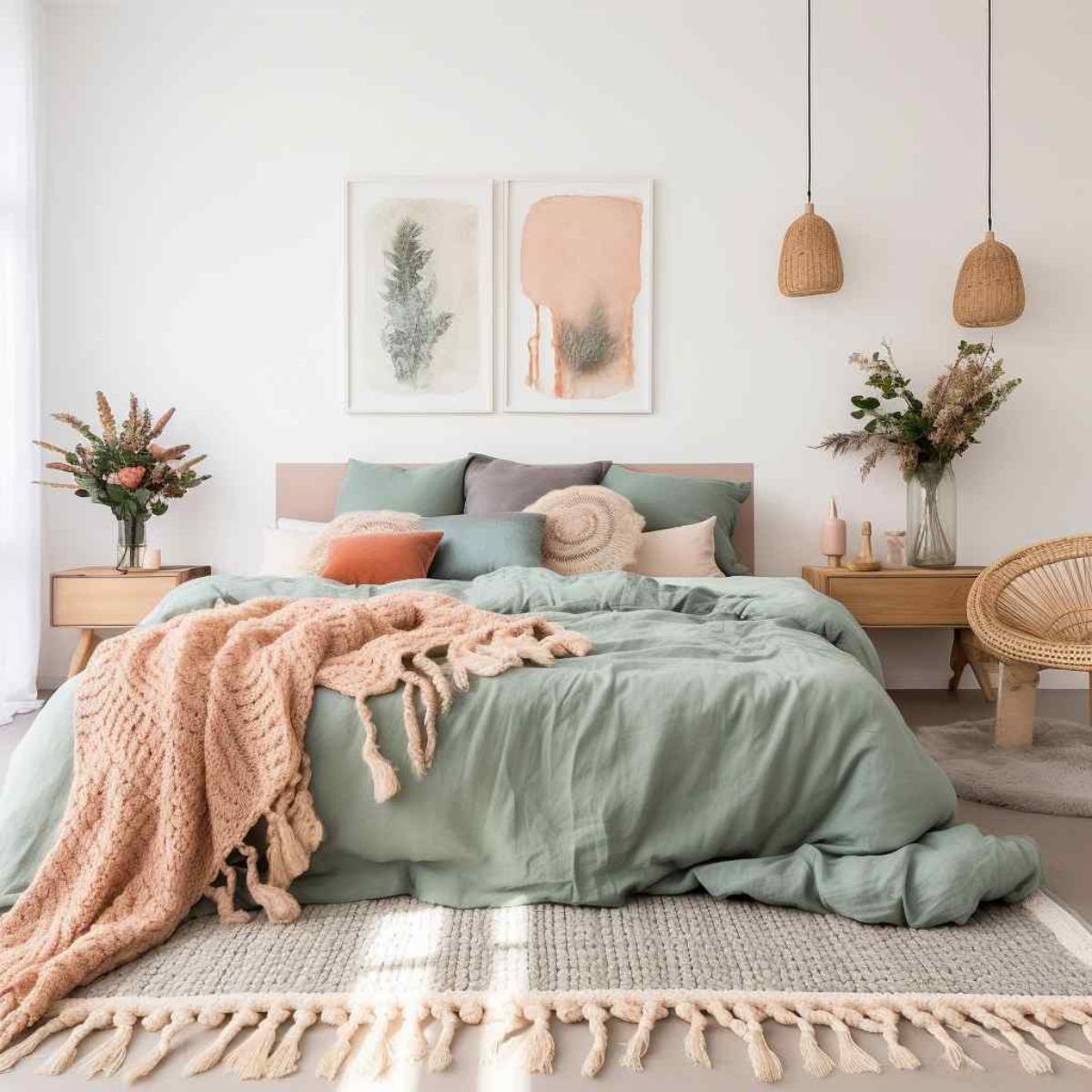 bedrooms scandi boho