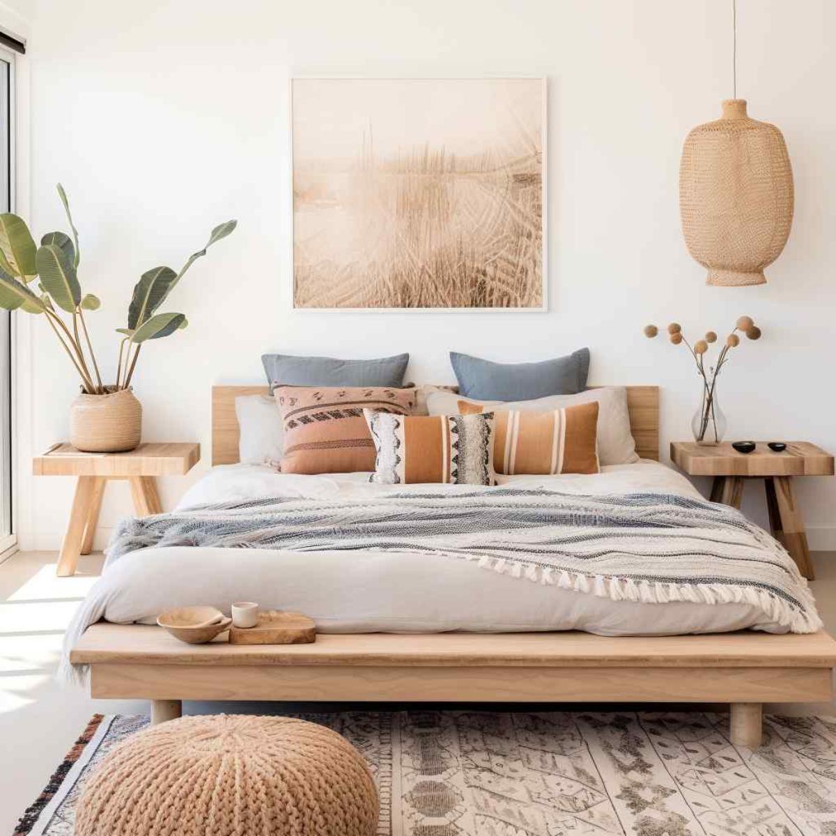bedrooms scandi boho