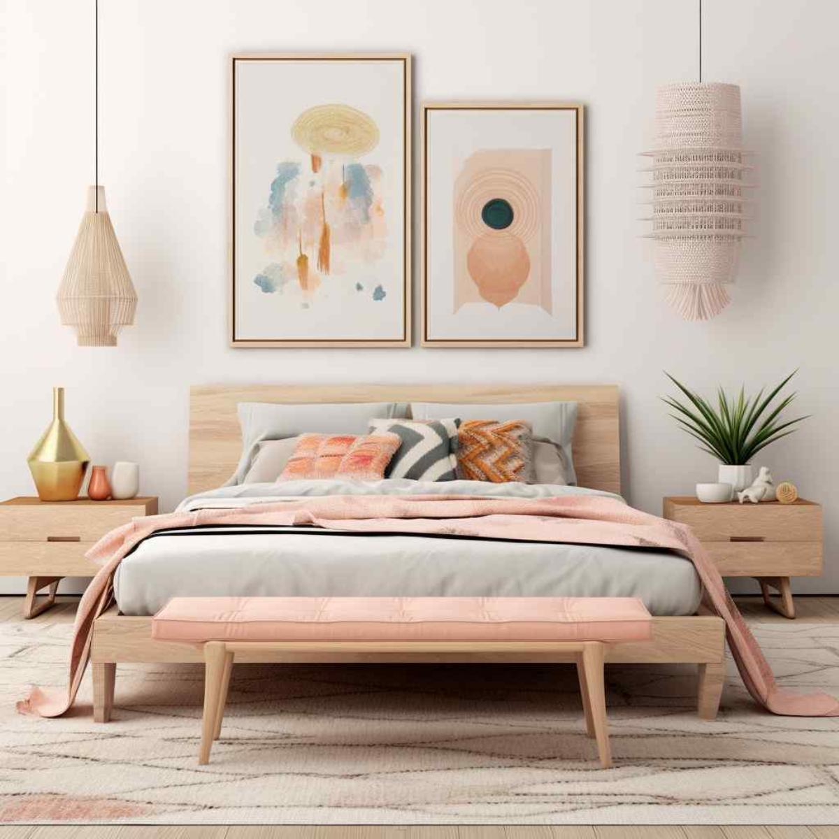 bedrooms scandi boho
