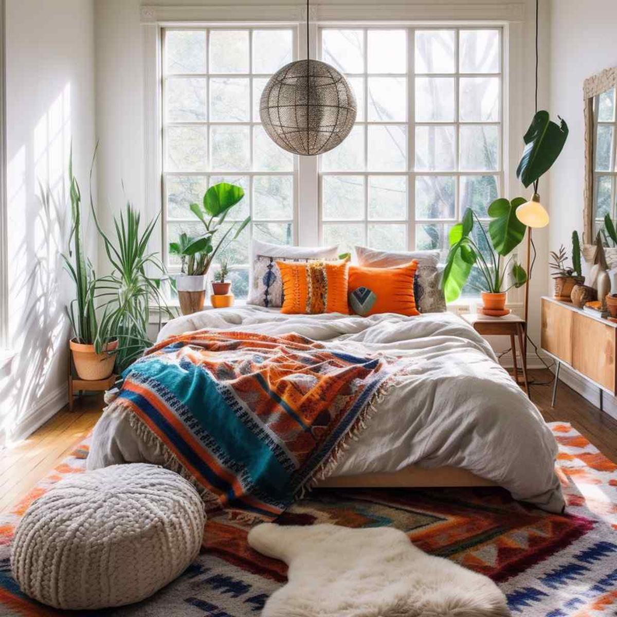 bedrooms scandi boho