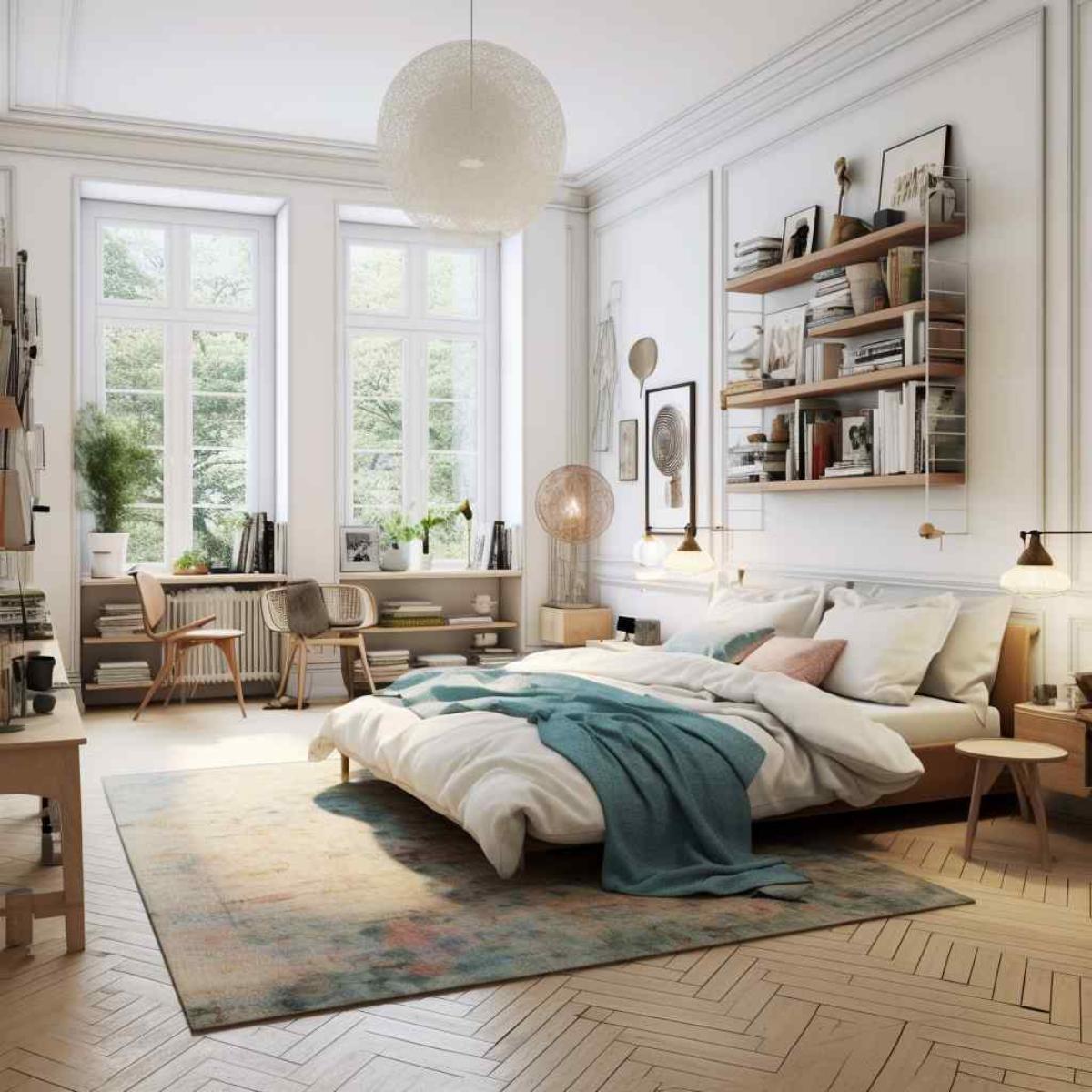 bedrooms scandi boho