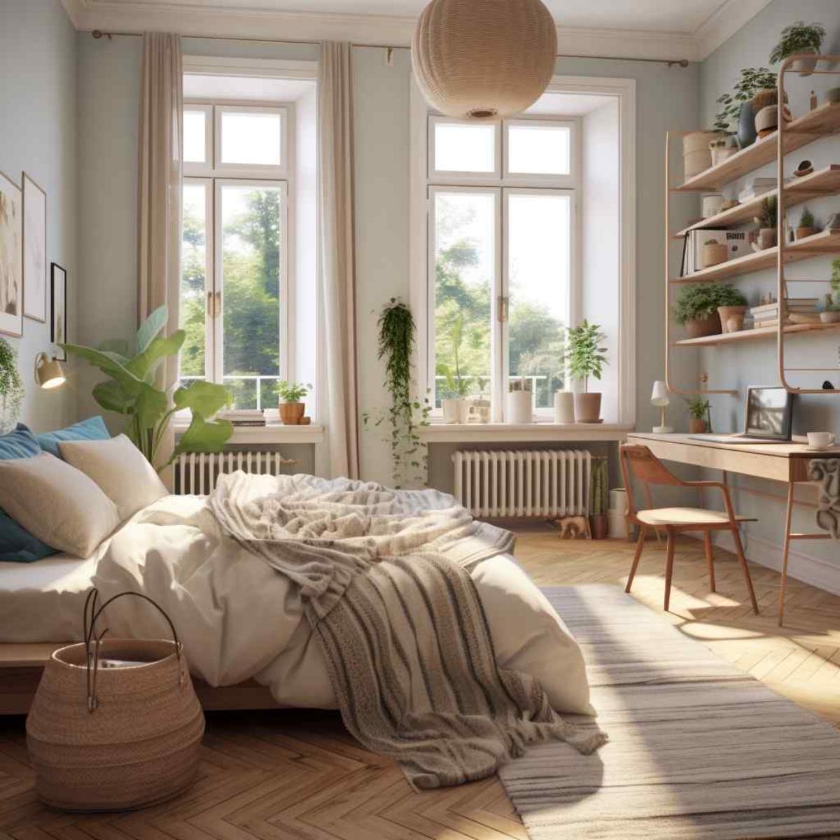 bedrooms scandi boho
