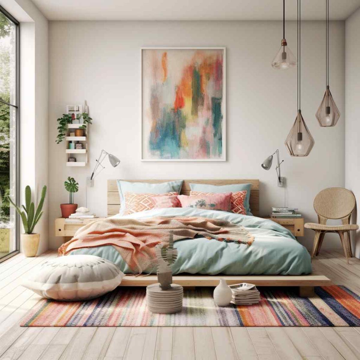 bedrooms scandi boho