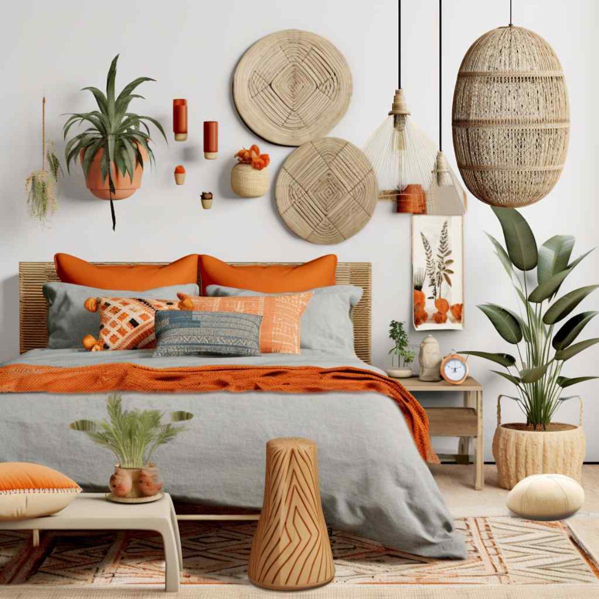 bedrooms scandi boho
