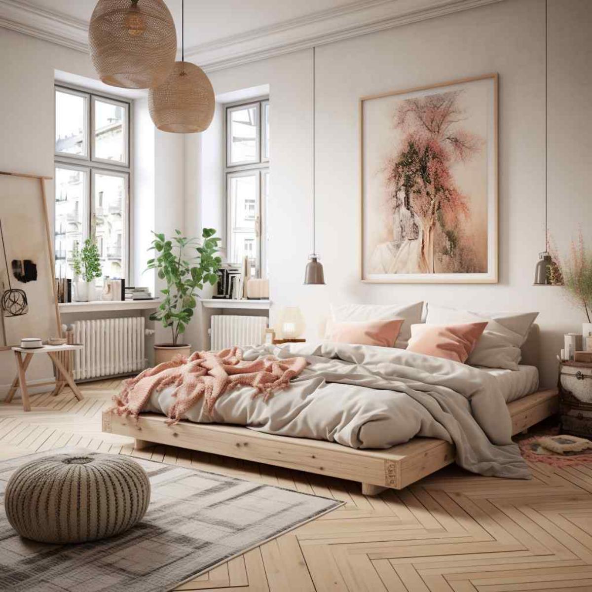 bedrooms scandi boho