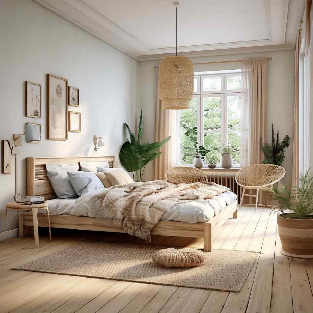 bedrooms scandi boho