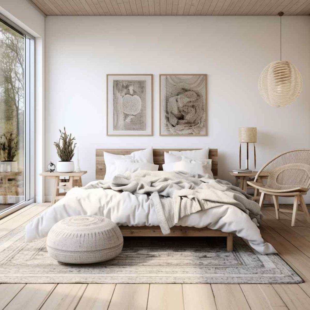 bedrooms scandi boho