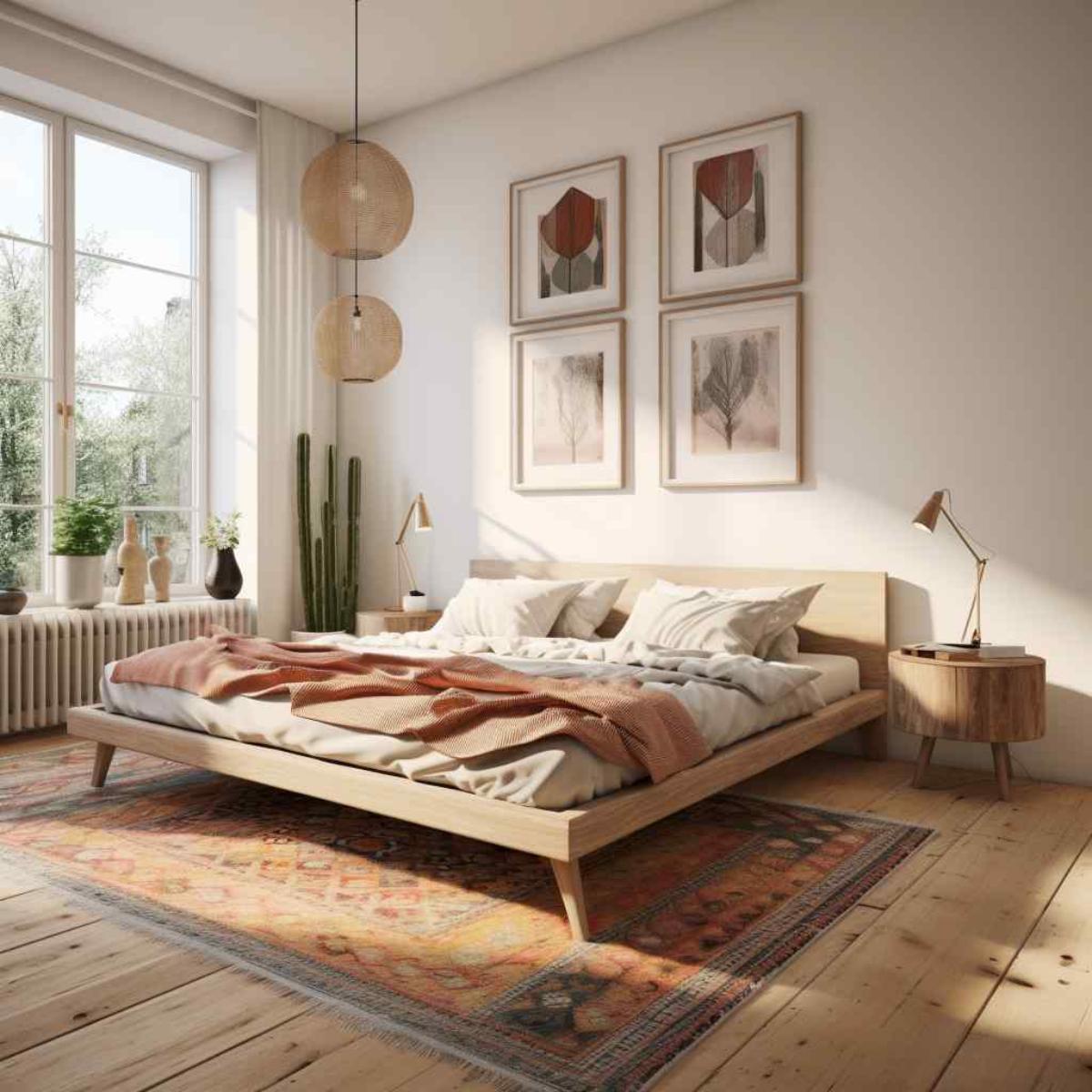 bedrooms scandi boho