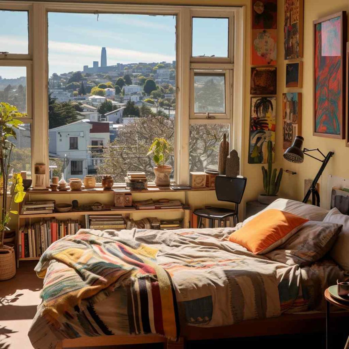bedrooms scandi boho