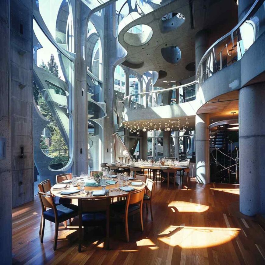 39 Modern Dining Rooms Embrace Dramatic Gothic Design (Concept ...