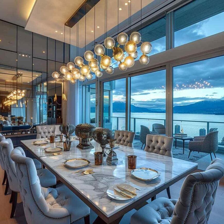 51 Dining Room Design Ideas that Embrace Bold Contrasts (Concept ...