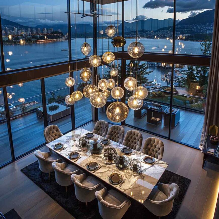 51 Dining Room Design Ideas that Embrace Bold Contrasts (Concept ...
