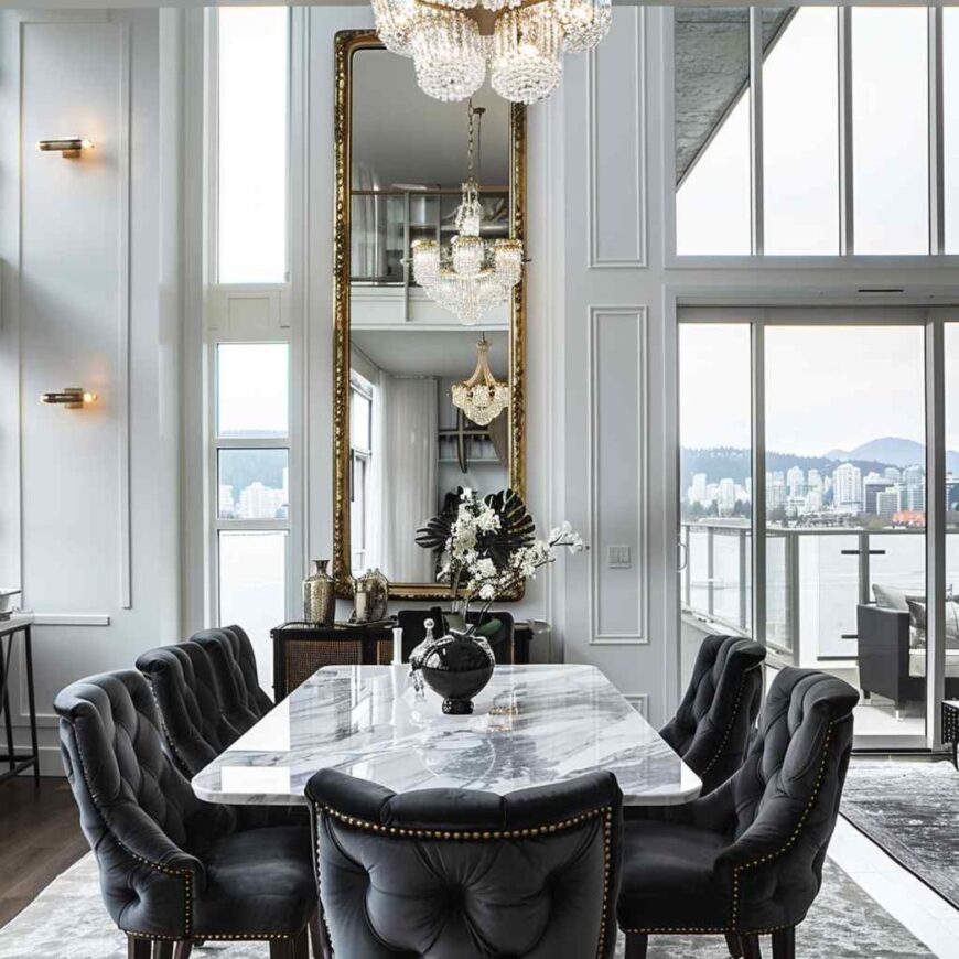 51 Dining Room Design Ideas that Embrace Bold Contrasts (Concept ...