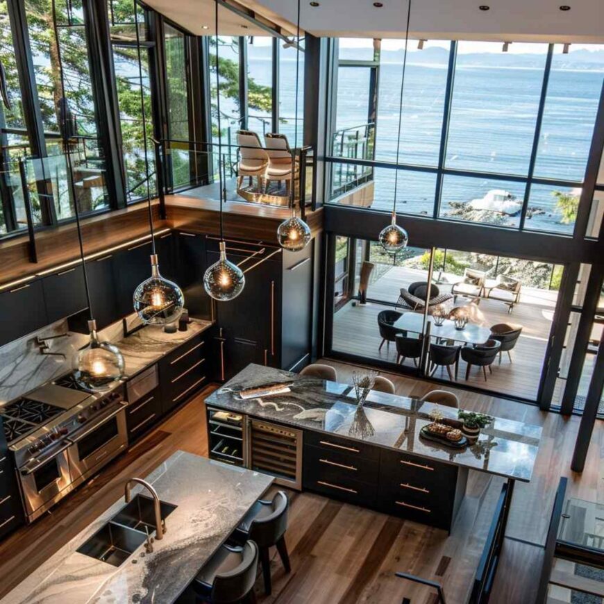 60 Industrial-Glam Kitchens Blend Bold and Beautiful Design Styles ...