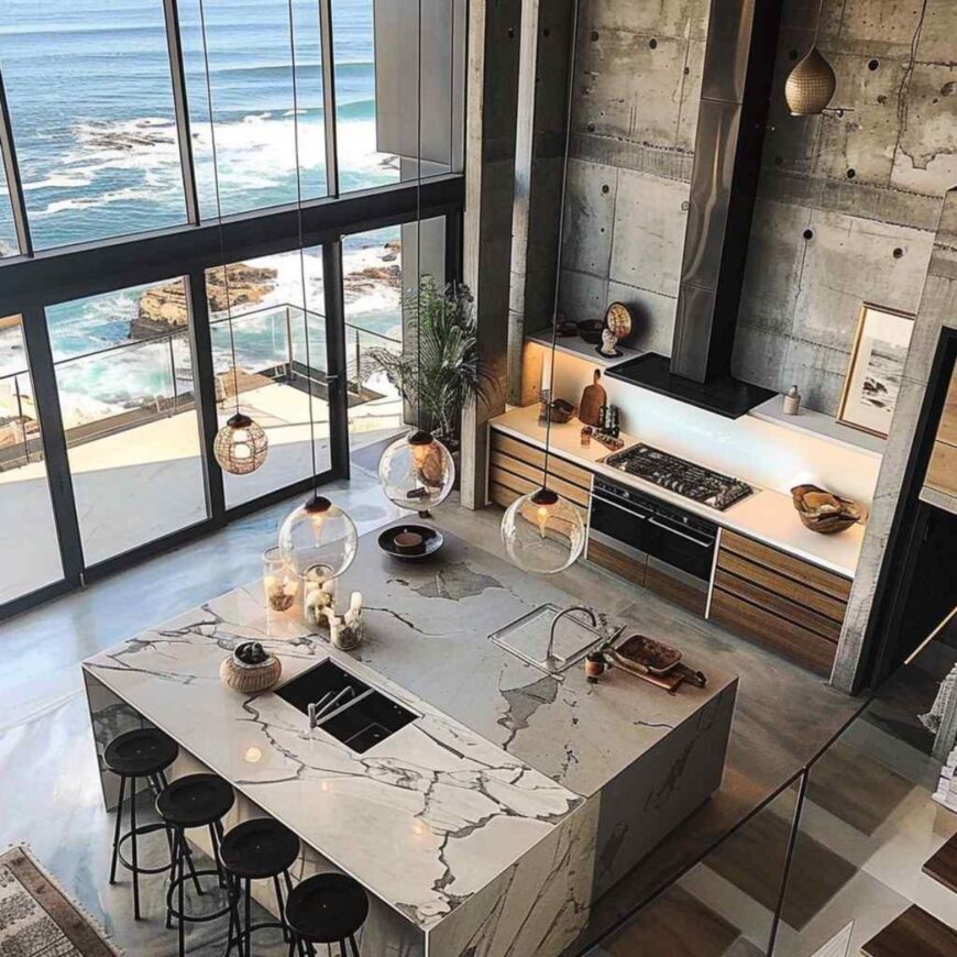 60 Industrial-Glam Kitchens Blend Bold and Beautiful Design Styles ...
