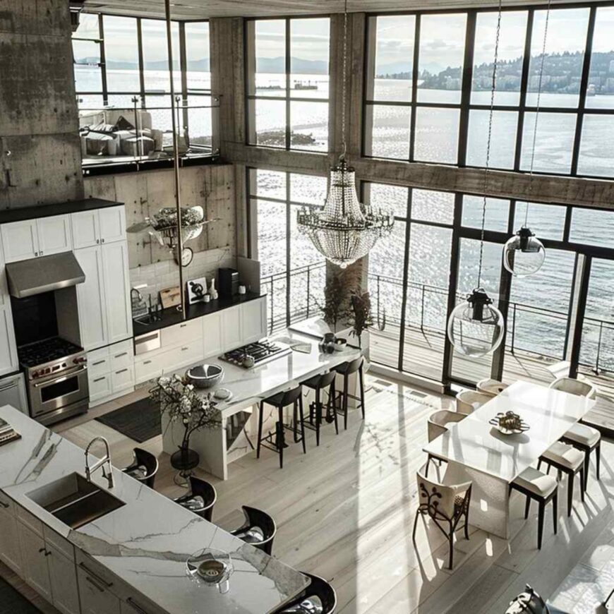 60 Industrial-Glam Kitchens Blend Bold and Beautiful Design Styles ...