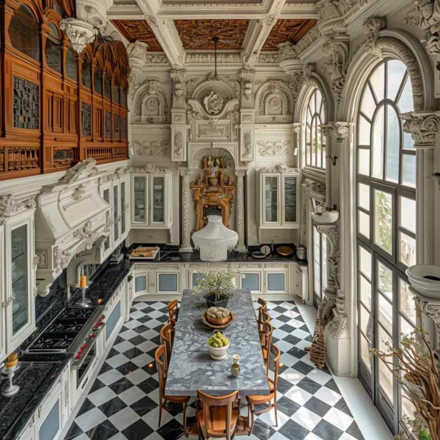 60 Kitchens Capturing the Essence of Renaissance and Rococo (Concept ...