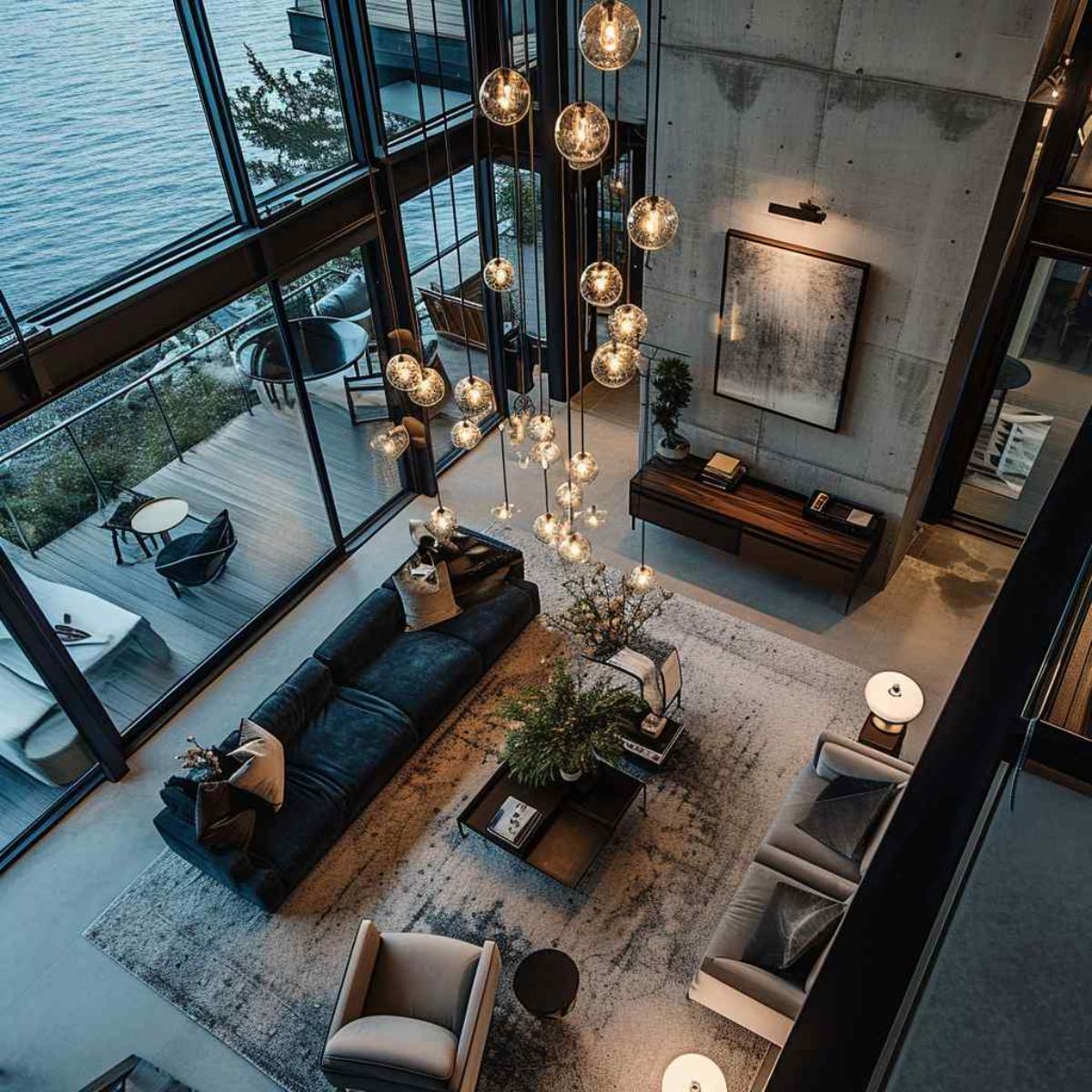 living room industrial