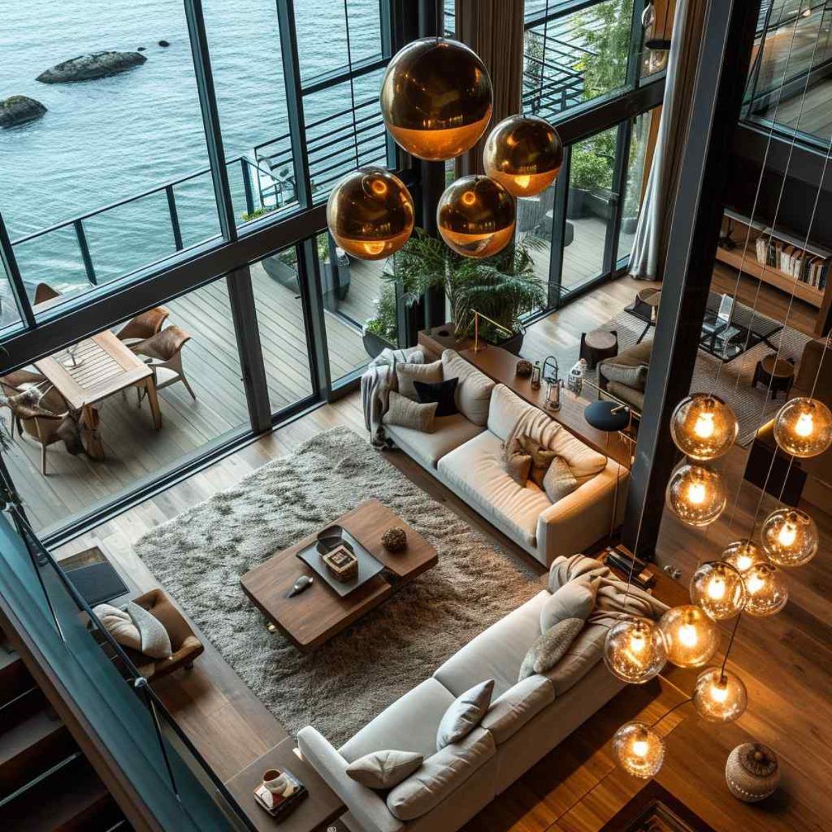 living room industrial