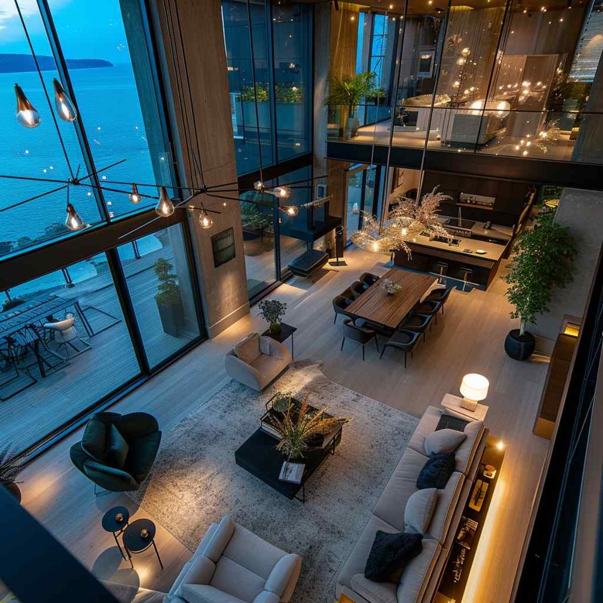 living room industrial