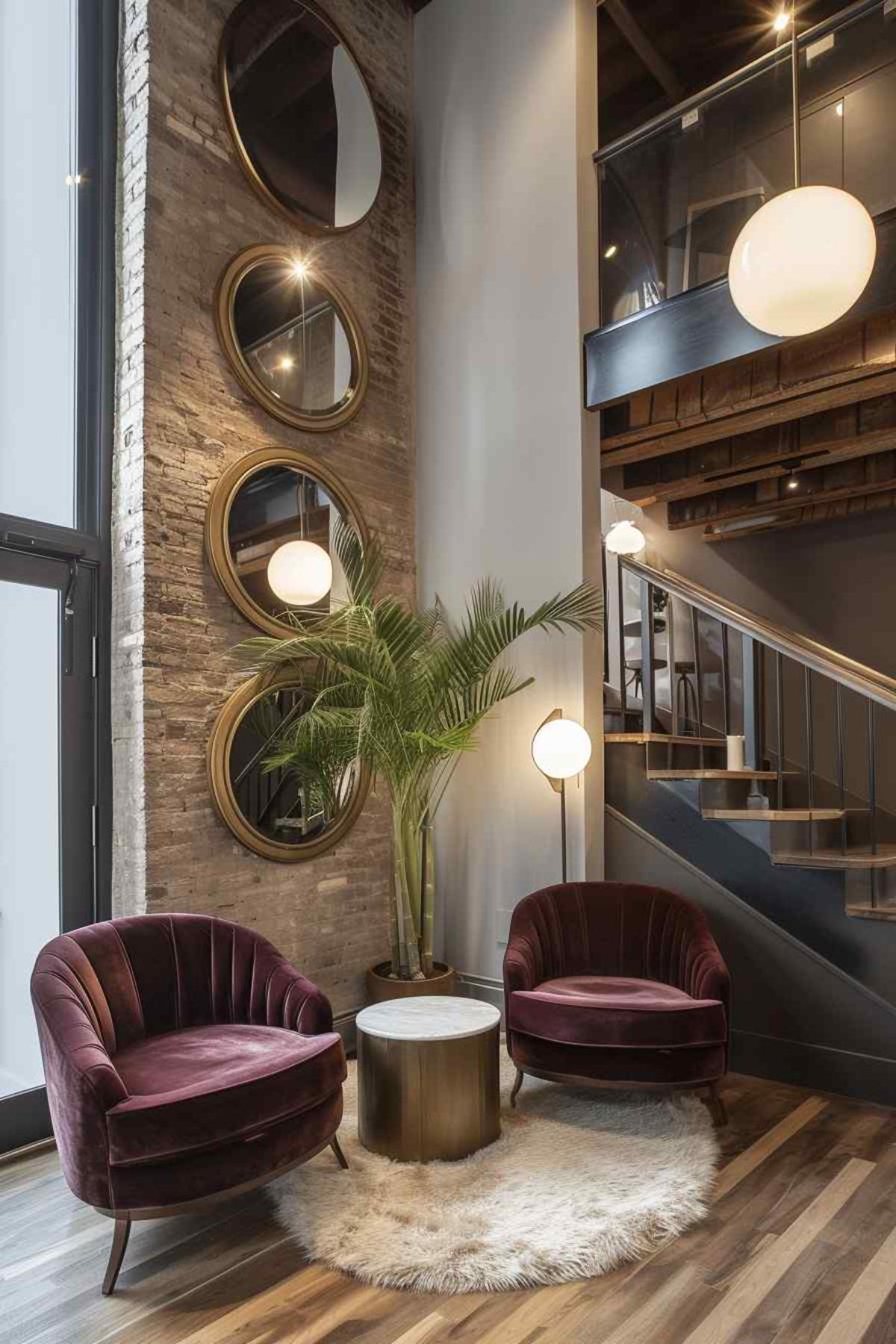 living room industrial