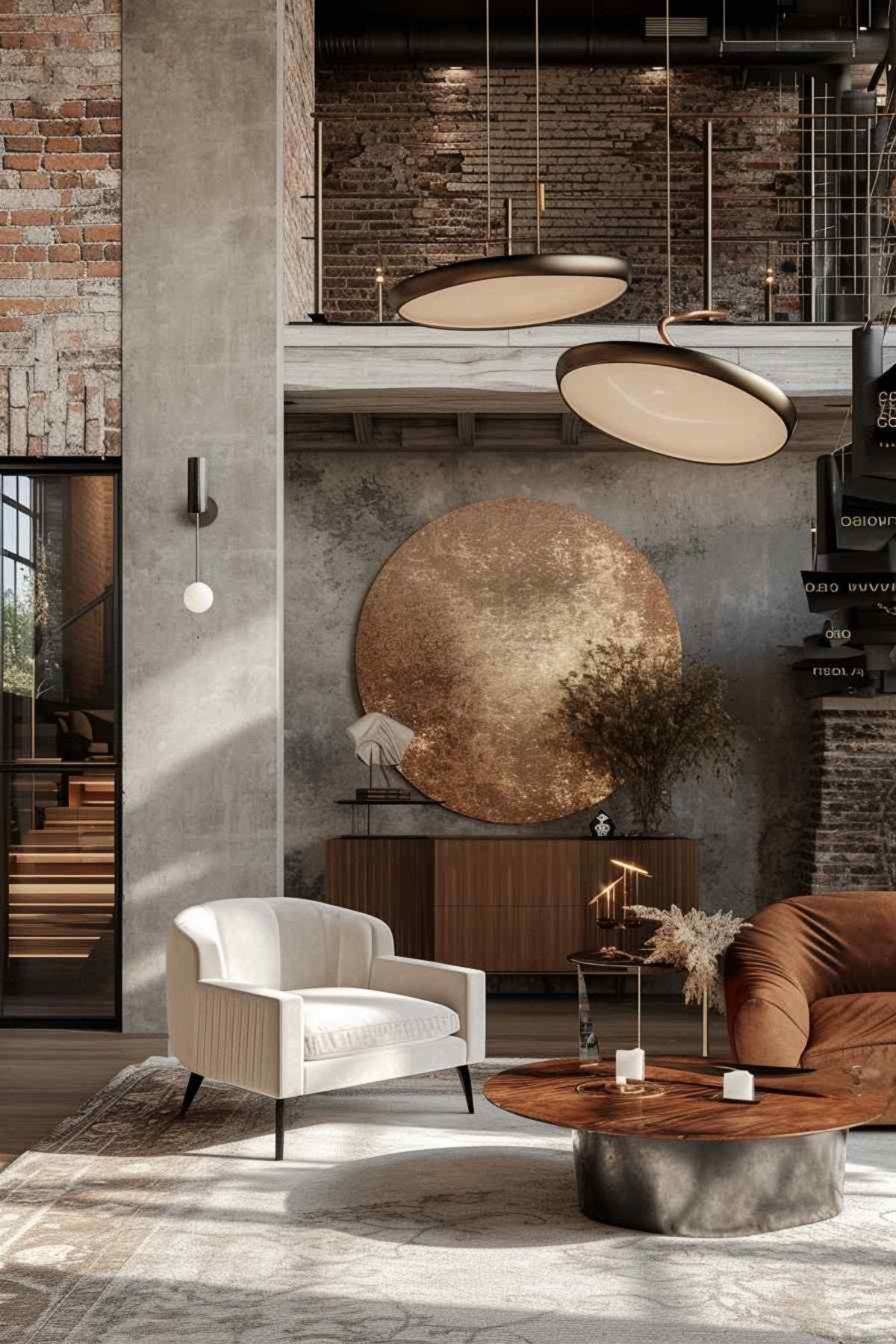living room industrial