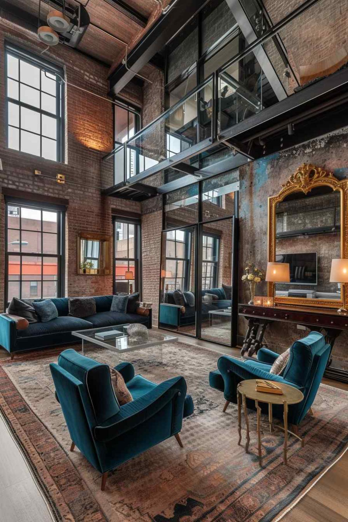 living room industrial
