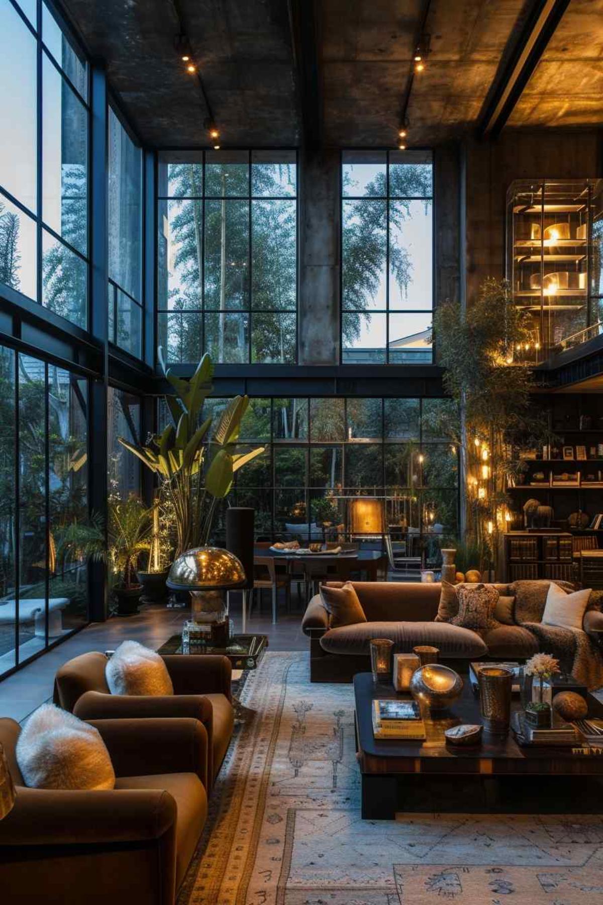 living room industrial