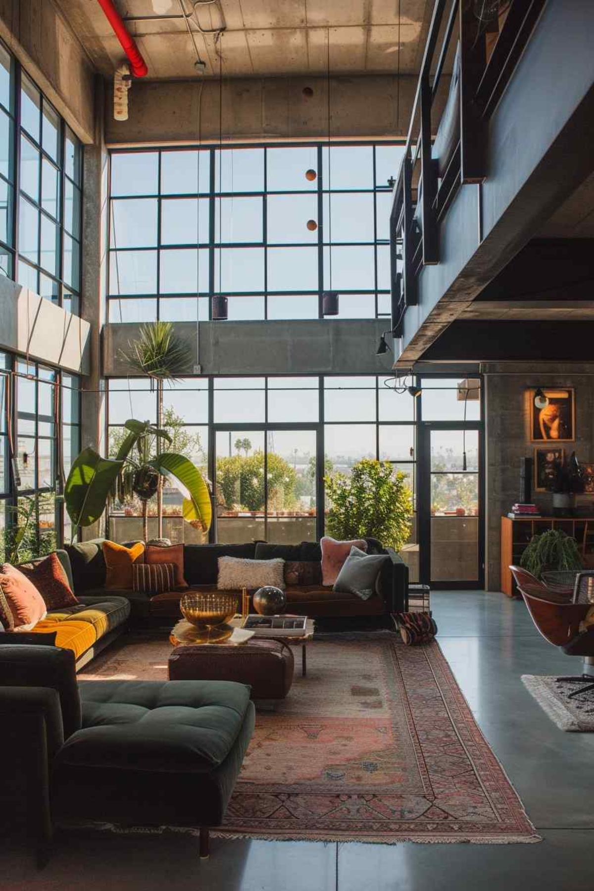 living room industrial