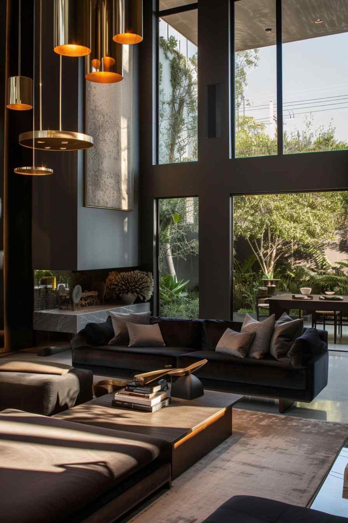 living room industrial