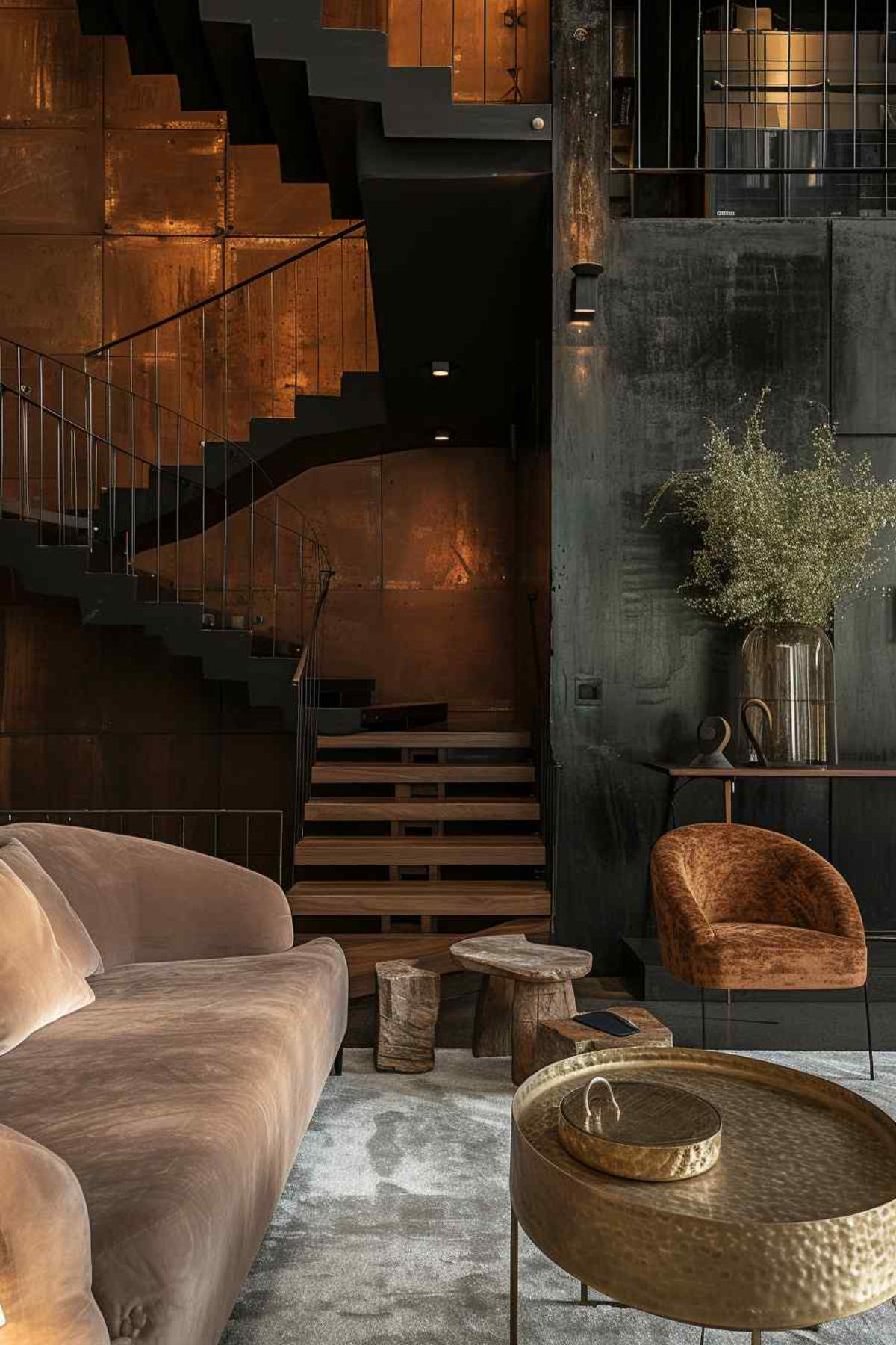 living room industrial