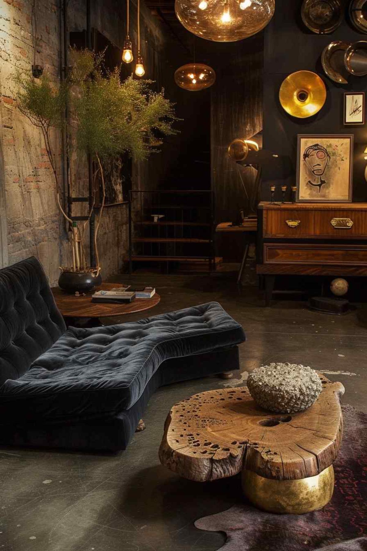living room industrial
