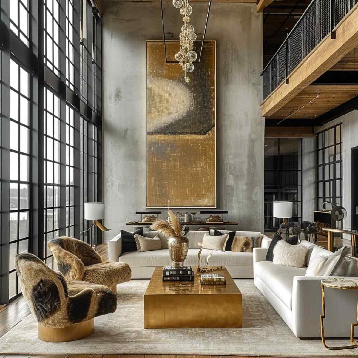 living room industrial