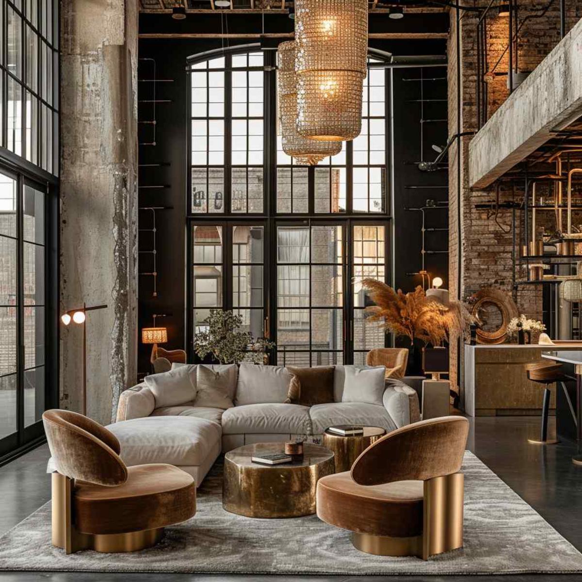 living room industrial