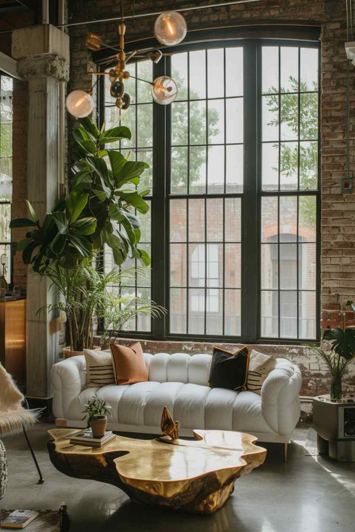 living room industrial
