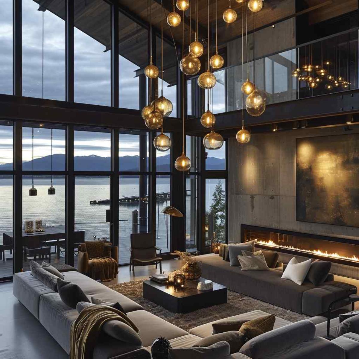 living room industrial