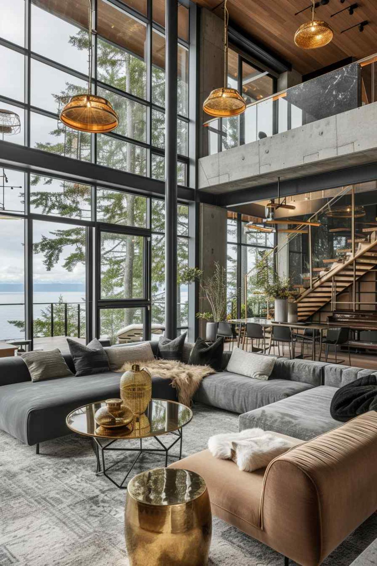 living room industrial