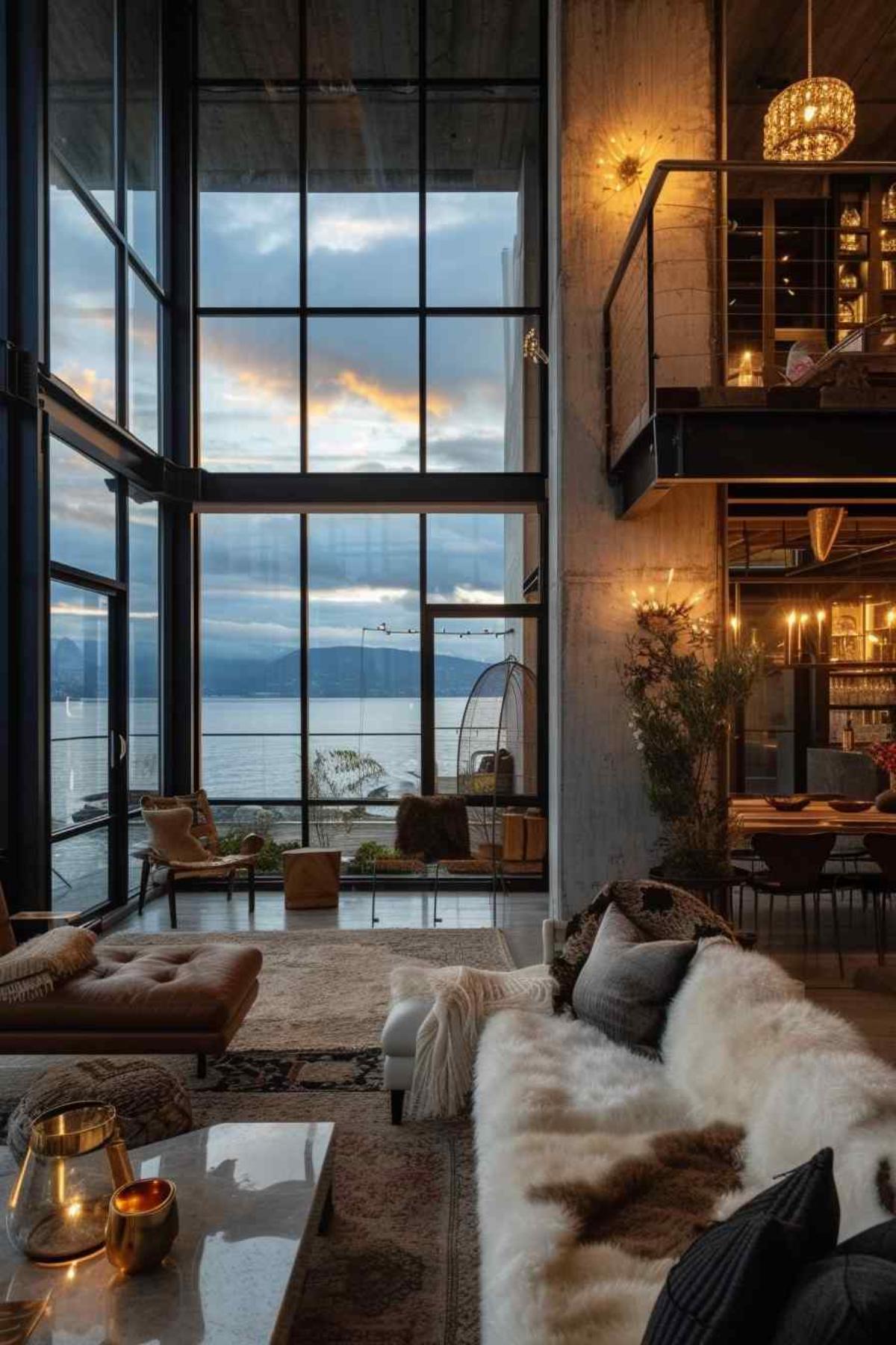 living room industrial