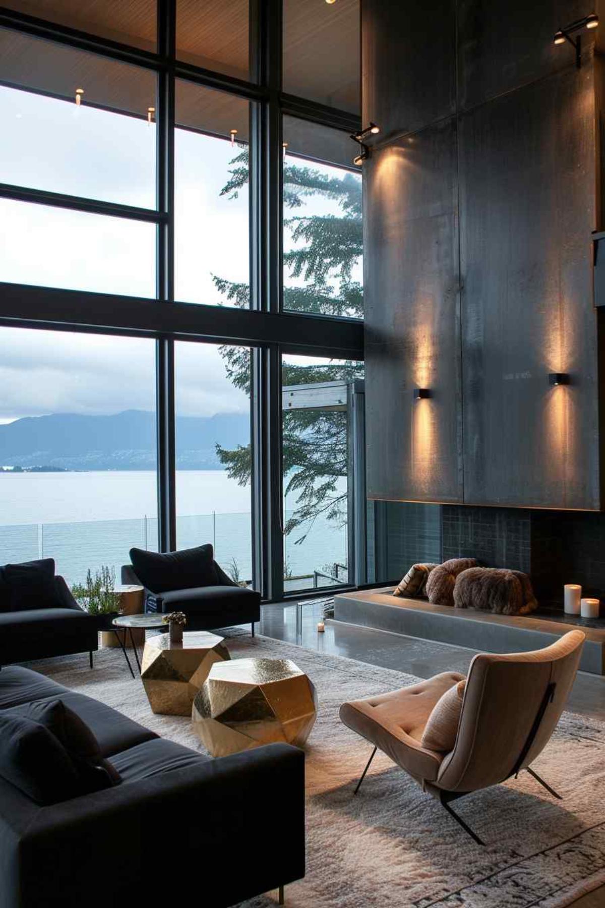 living room industrial