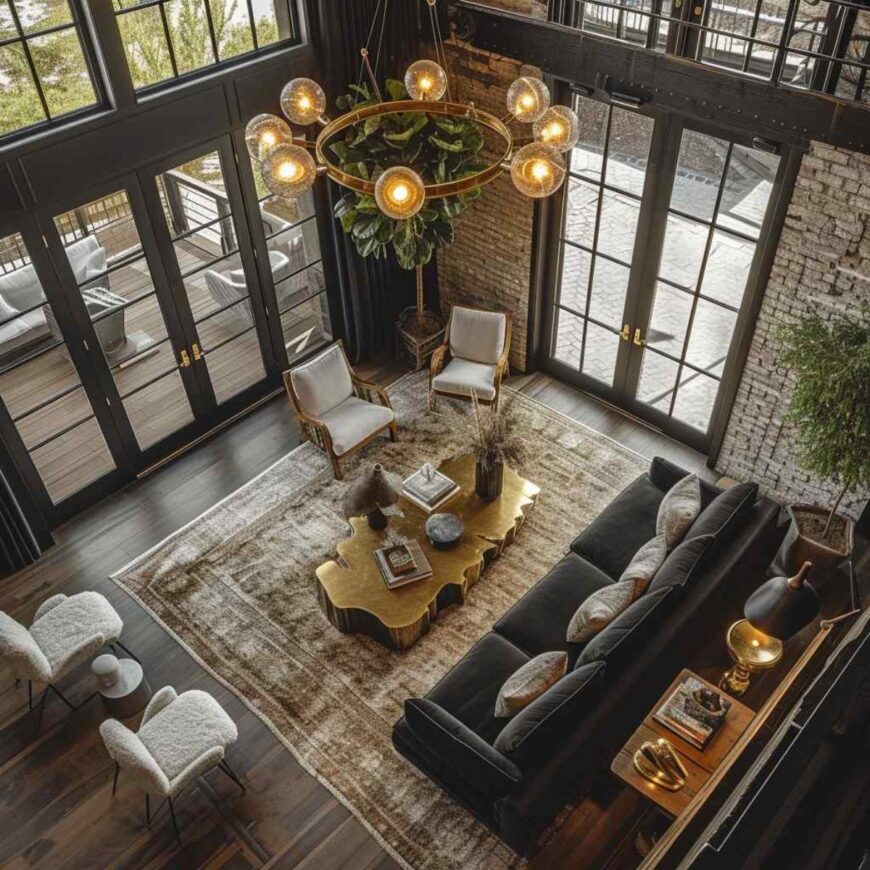 56 Industrial Chic Living Spaces That Redefine Rugged Elegance (Concept ...