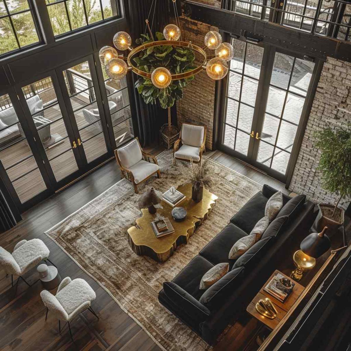 living room industrial