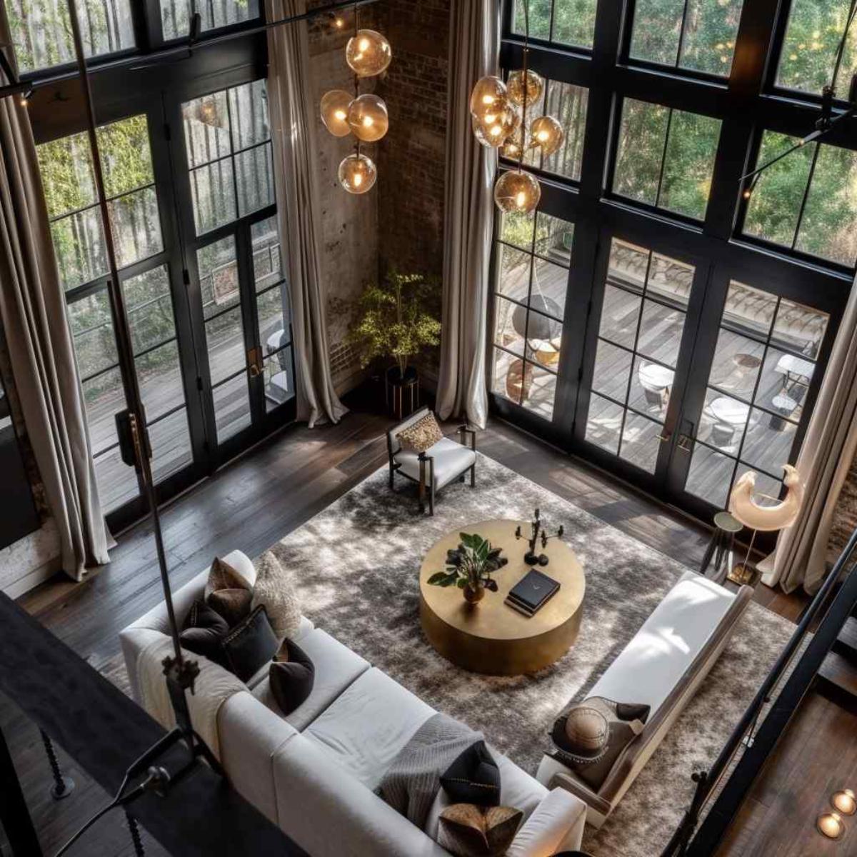 living room industrial