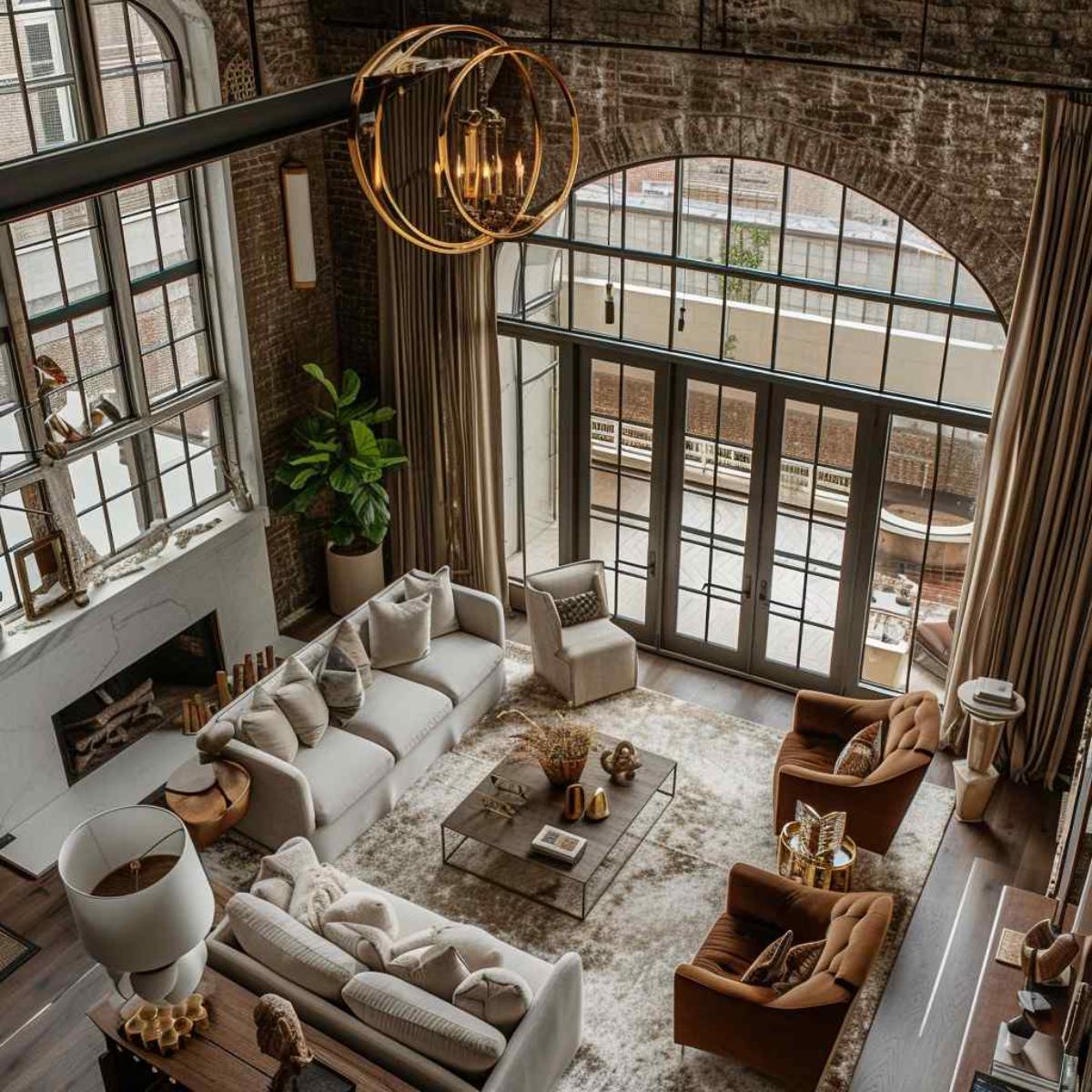 living room industrial