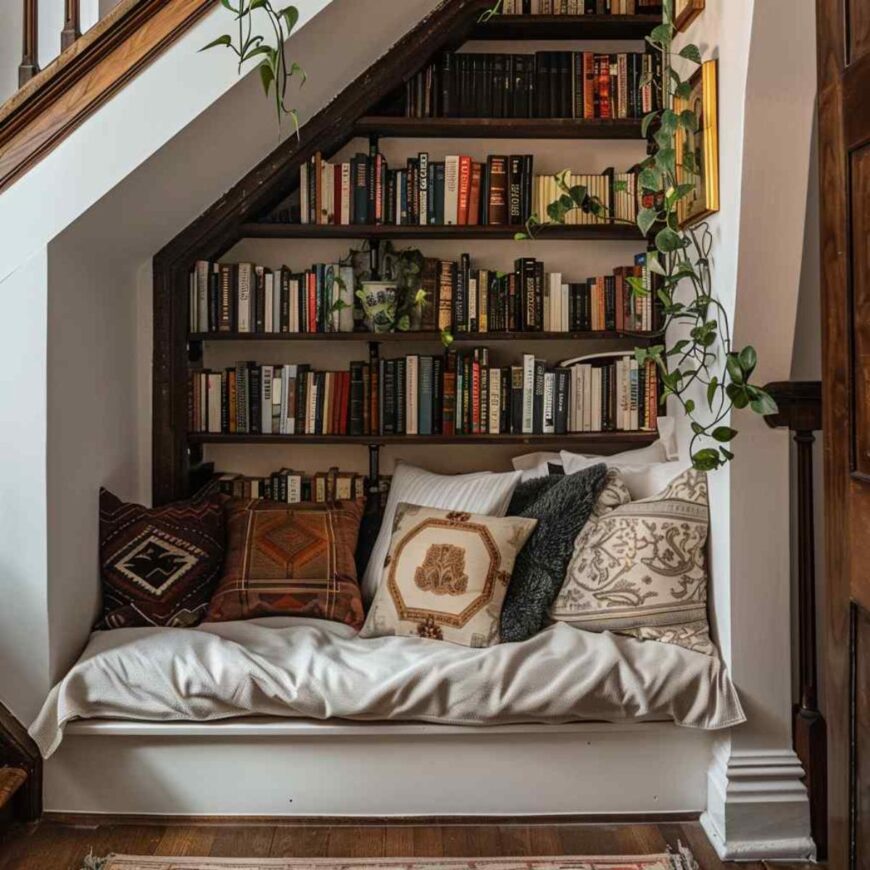 46 Reading Nooks Stretch Out with Cottagecore and Scandinese Design ...