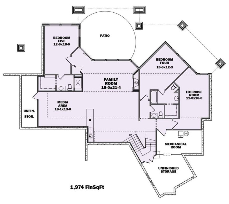Contemporary Style 5-Bedroom Two-Story Home for a Corner Lot with ...