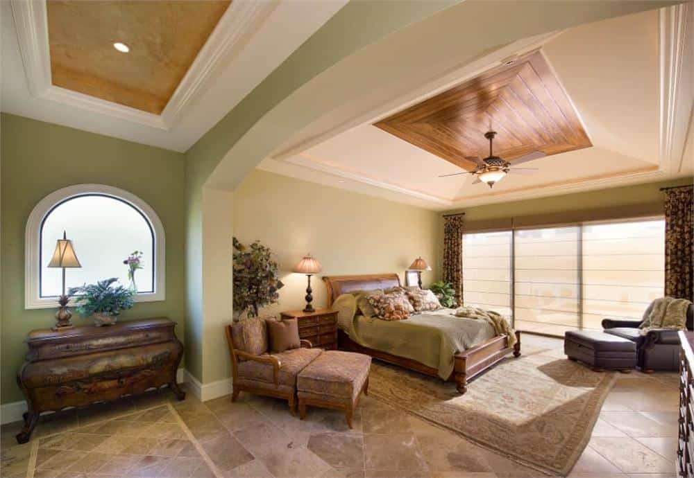 Mediterranean Style Single-Story 4-Bedroom Home with Multiple Garages ...