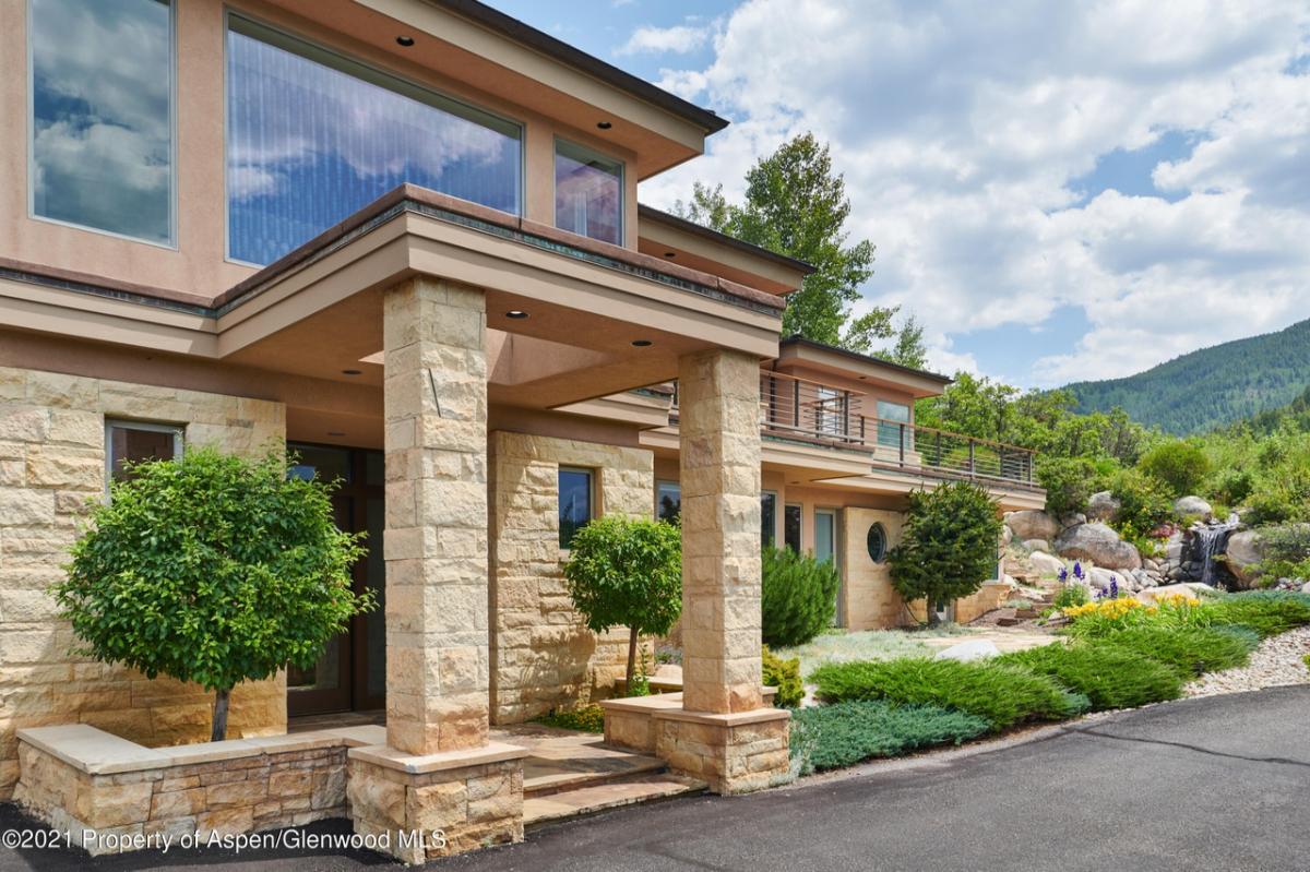 Front entry of the property.